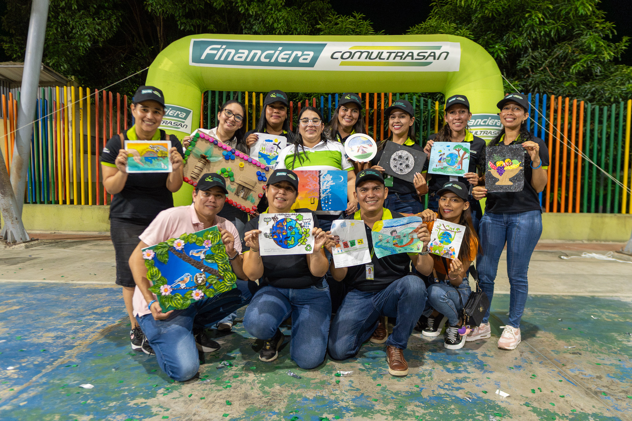 Niñas y niños participantes de Cultura Viva